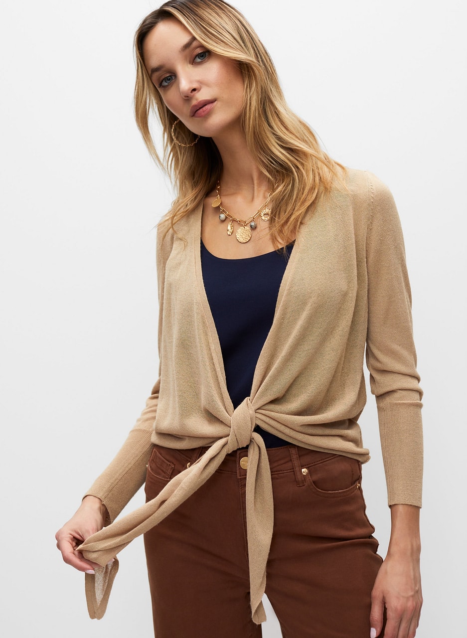 Tie Front Cardigan