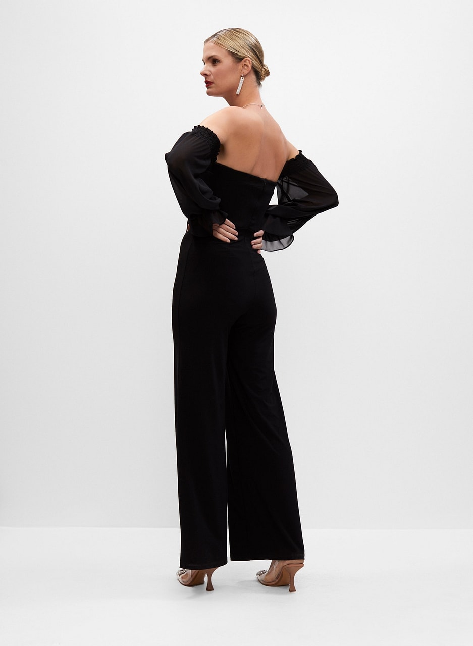 Off-the-Shoulder Jumpsuit