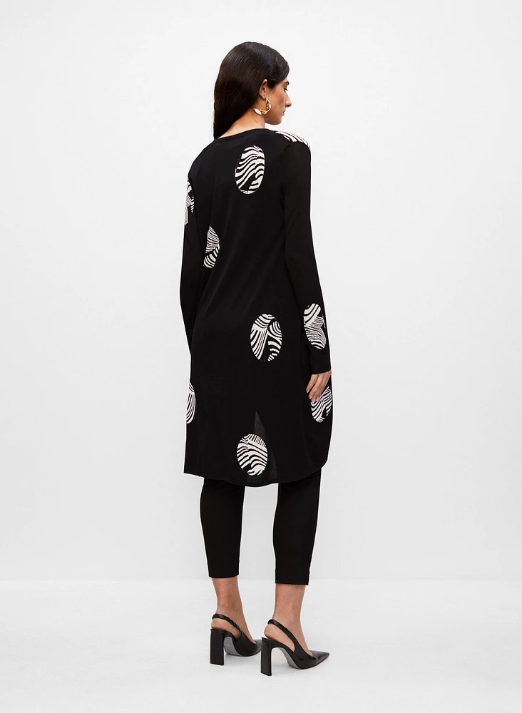 Joseph Ribkoff - Abstract Print Duster Cardigan