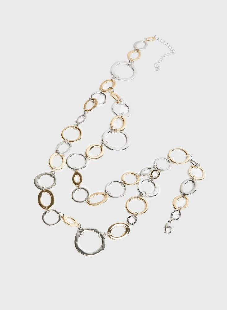 Double-Row Ring Necklace