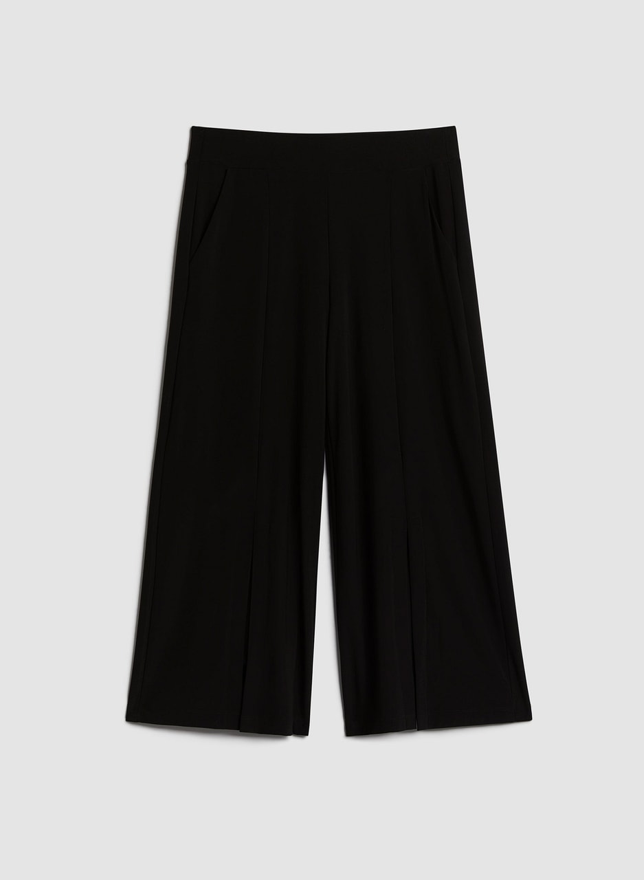 Wide Leg Culotte Pants