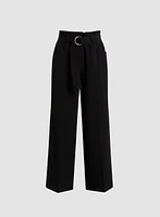 Belted Wide Leg Pants