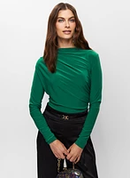 Long Sleeve Draped Top