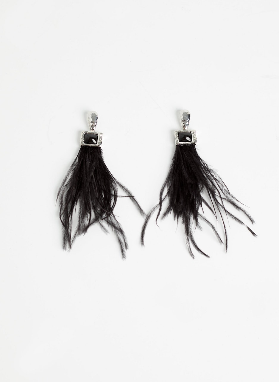 Feather Dangle Earrings