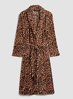 Leopard Print Robe