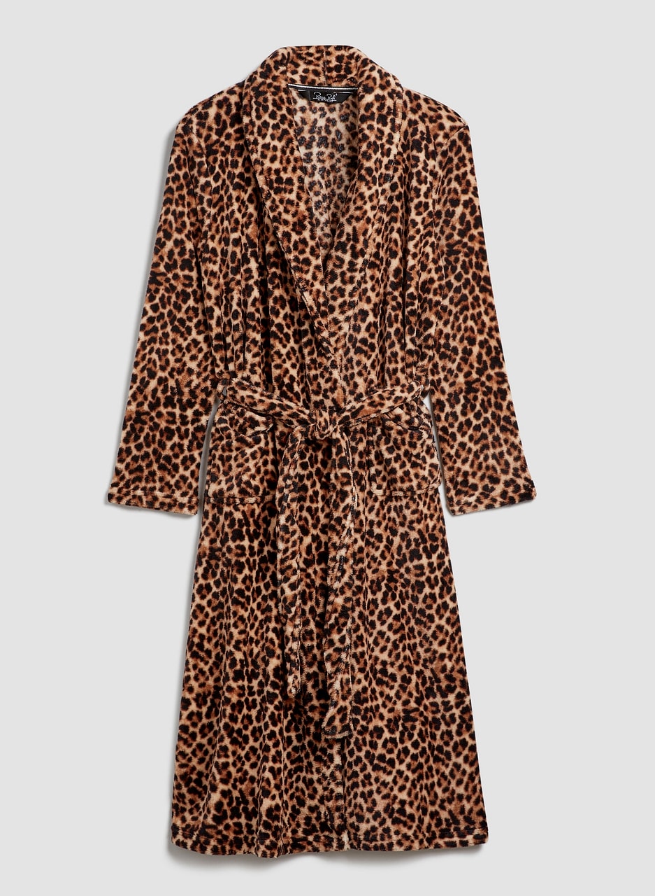 Leopard Print Robe