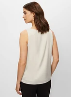 Sleeveless V-Neck Top