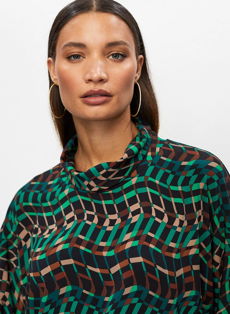 Joseph Ribkoff - Abstract Print Top