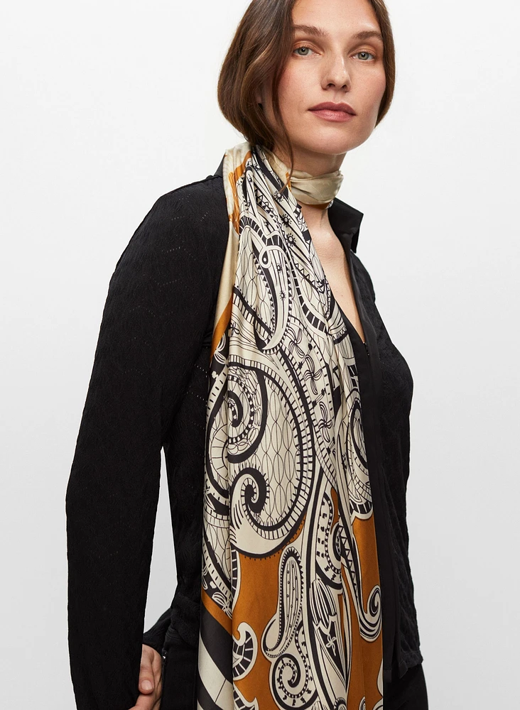 Paisley Print Scarf