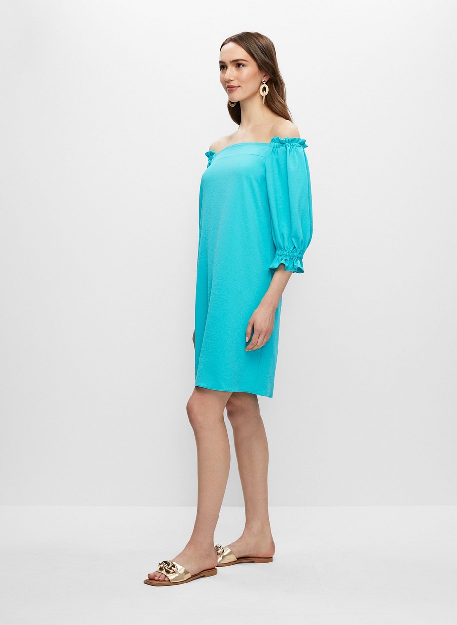 Joseph Ribkoff - Off-The-Shoulder Dress