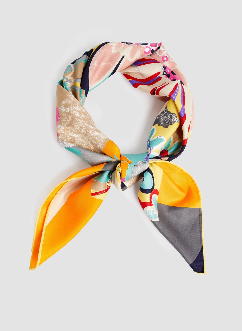 Floral Print Scarf