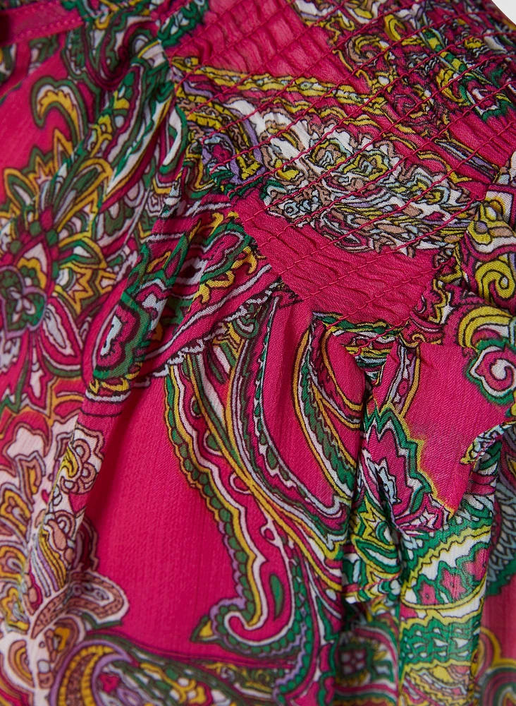 Paisley Print Blouse