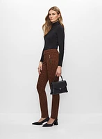 Kayla Pull-On Herringbone Leggings