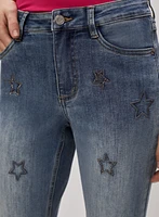 Joseph Ribkoff - Embroidered Denim Capris