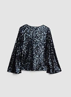 Sequin Detail Top