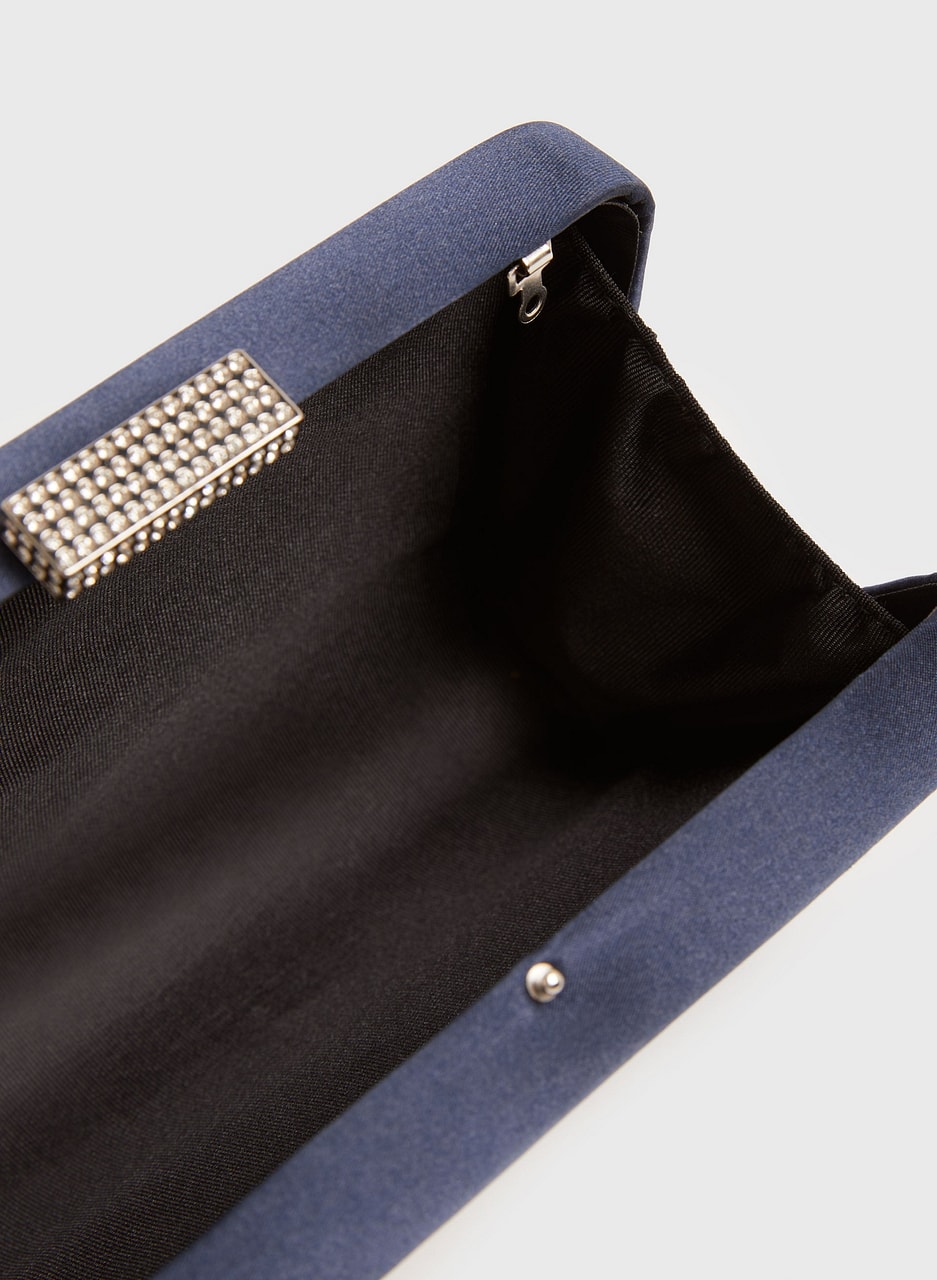 Crystal Bow Detail Clutch