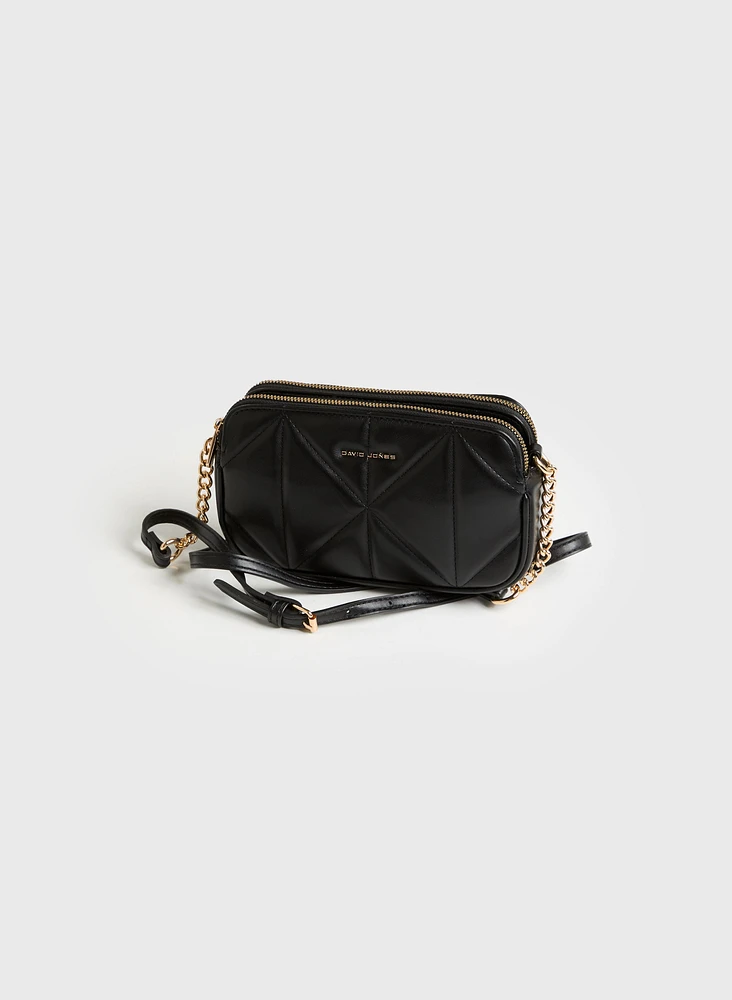 Quilted Cross-Body Bag