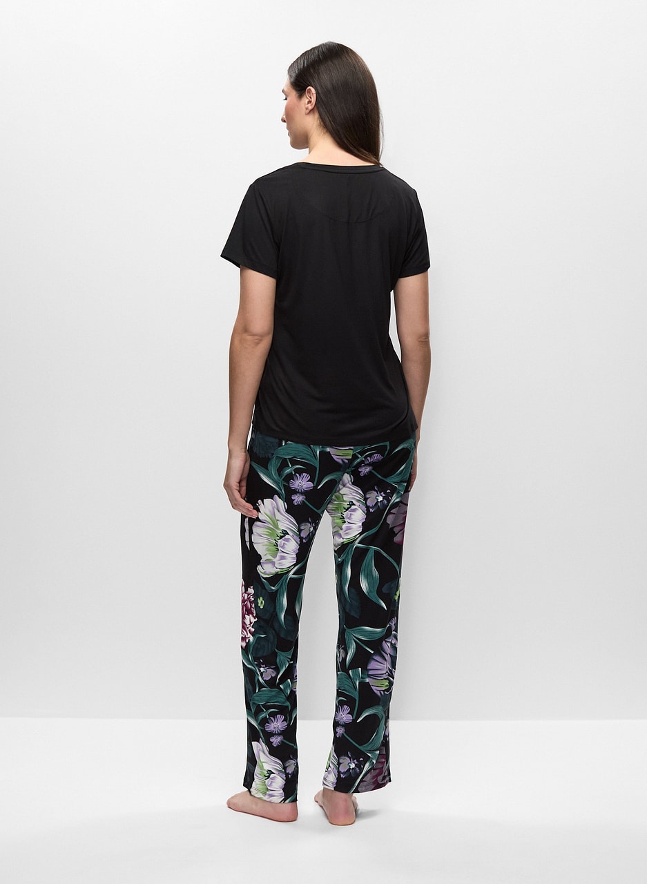 Simon Chang - Floral Motif Pyjama Set