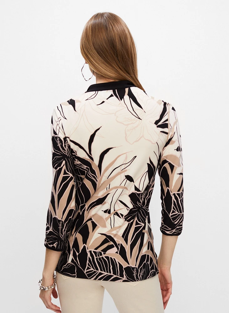 Joseph Ribkoff - Tropical Print Top