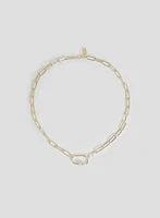 Chain Link Pendant Necklace