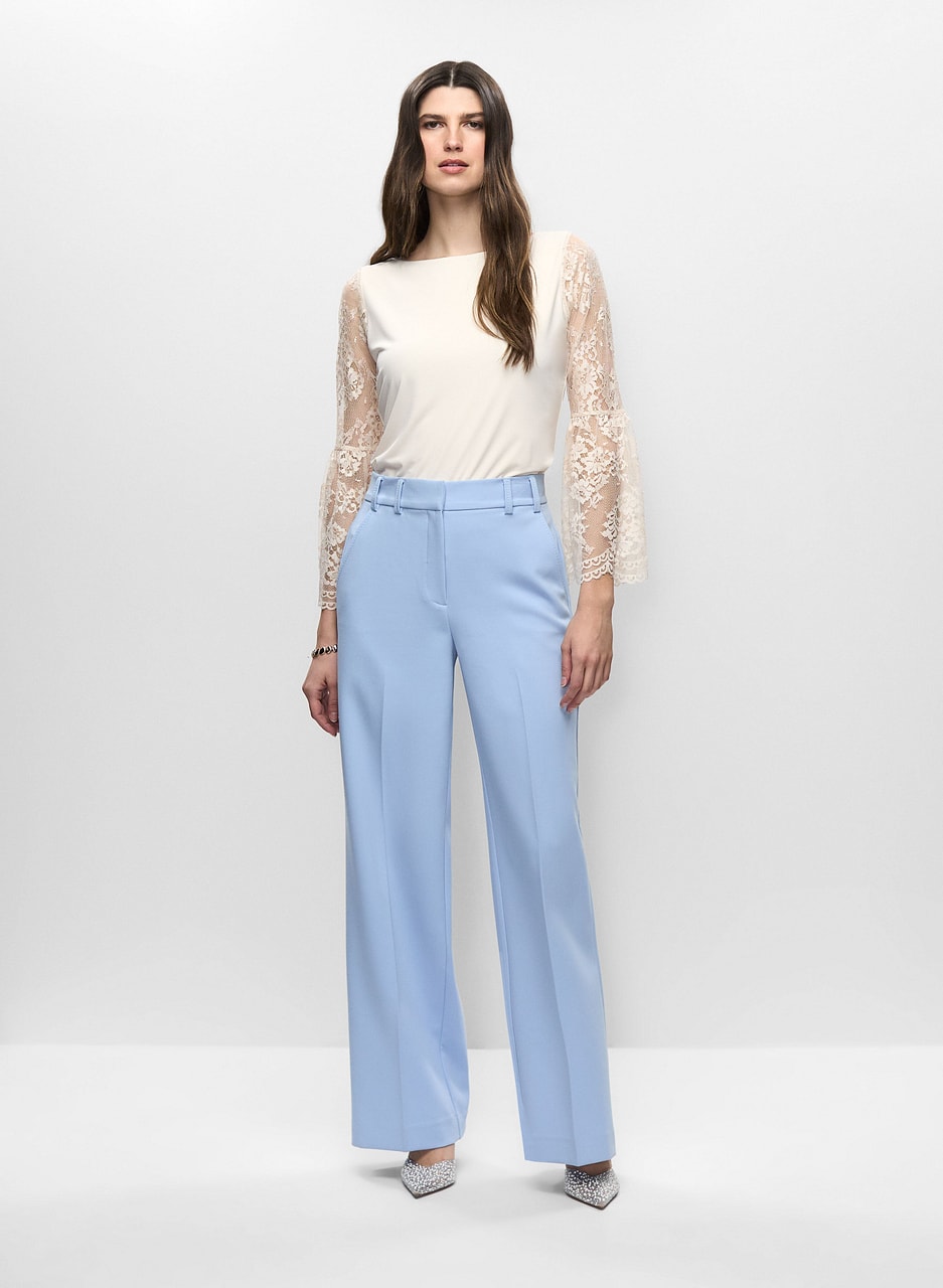 Lace Sleeve Top & Soho Pants