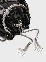 Sequin Bucket Bag