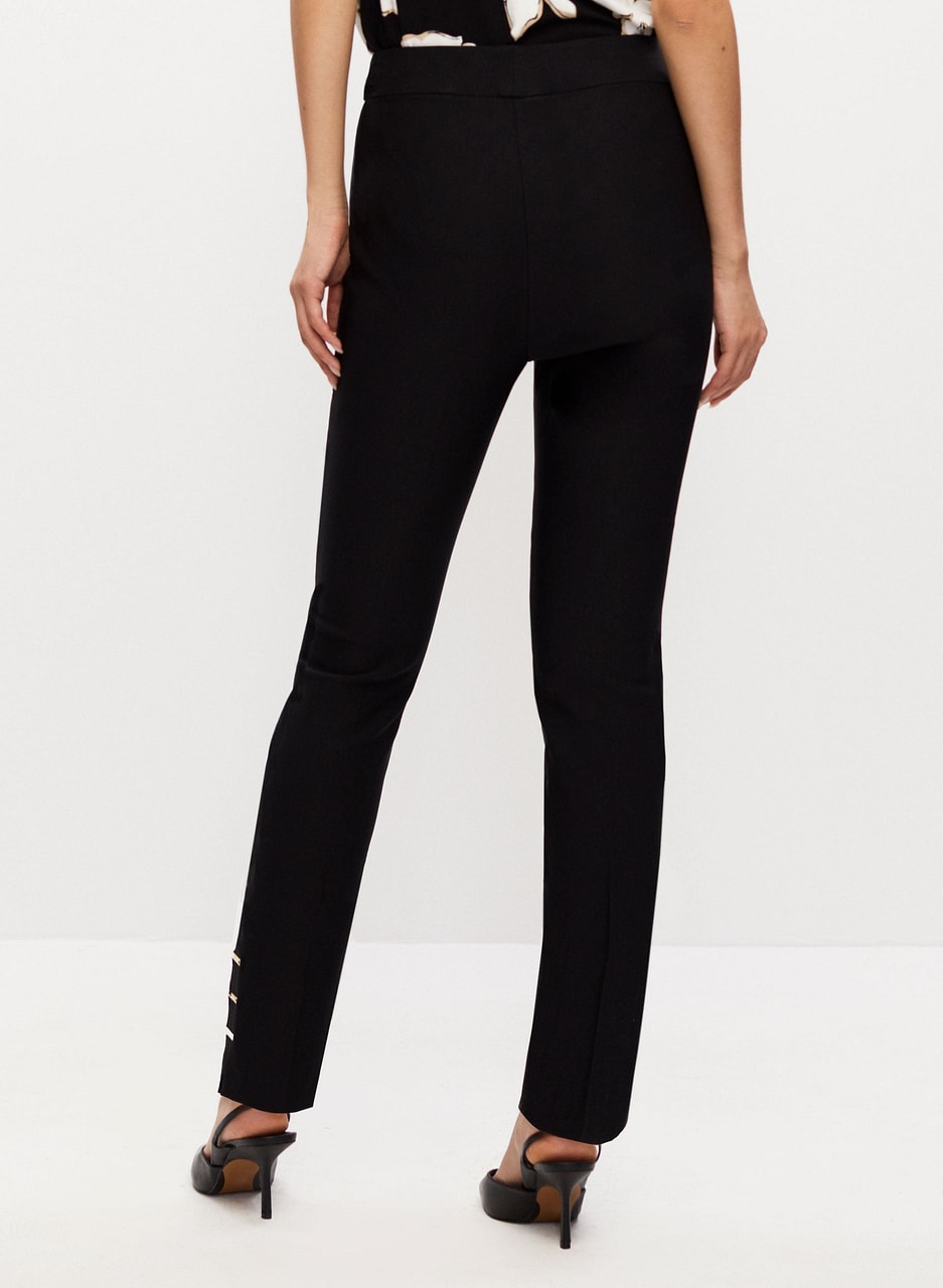 Slit Detail Pull-On Pants