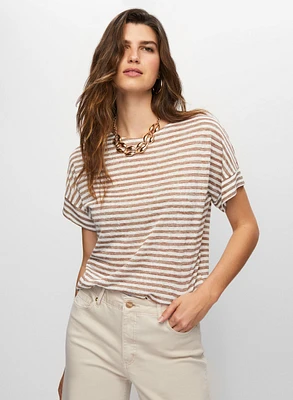 Stripe Print Top