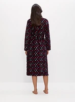 Heart Print Robe