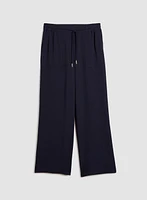 Pull-On Wide Leg Pants