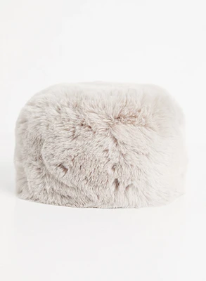 Faux Fur Flat Top Hat