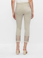 Stud Detail Capris