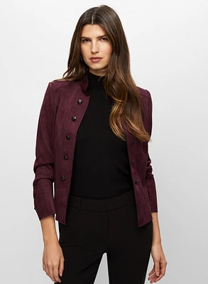 Structured Button Detail Jacket