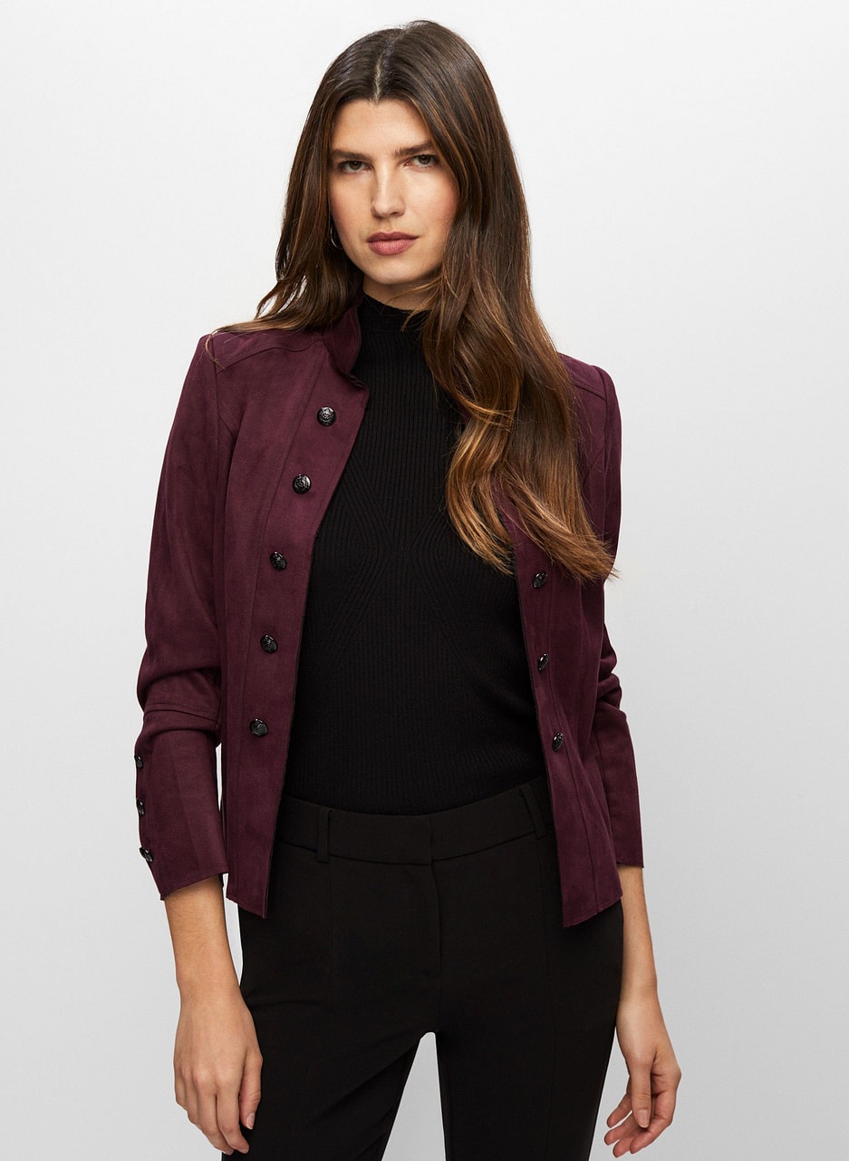 Structured Button Detail Jacket