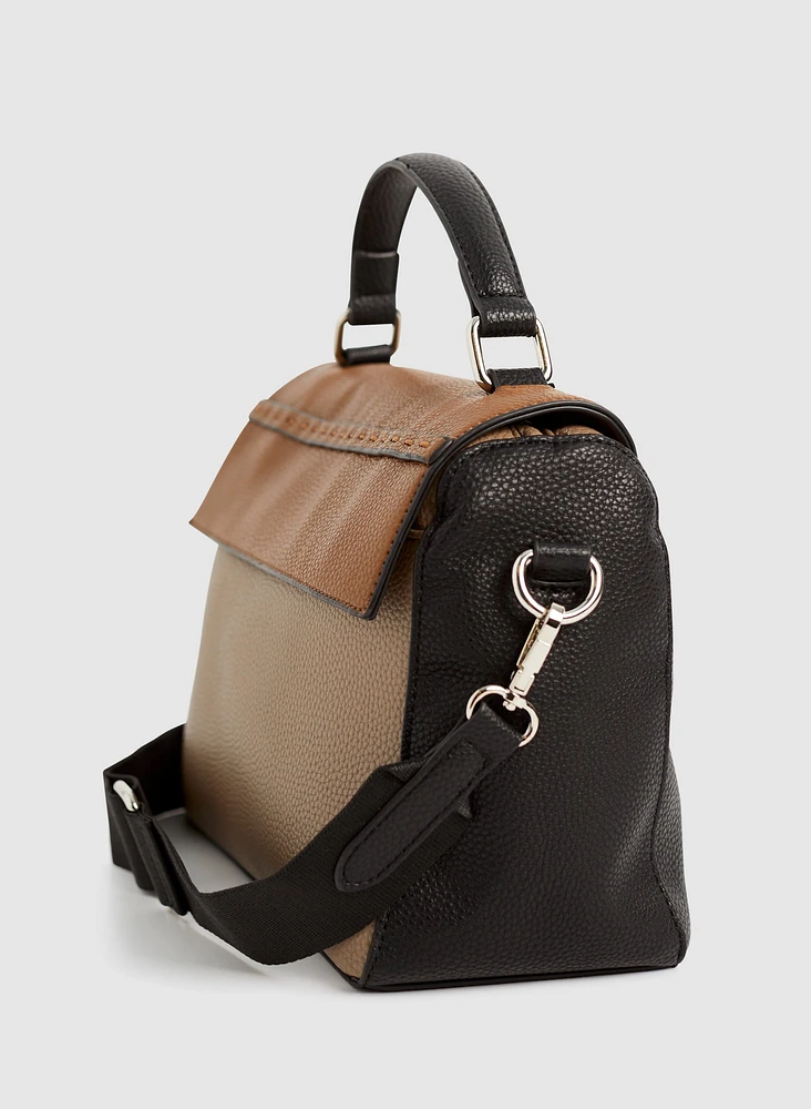 Multi-Tone Crossbody Bag