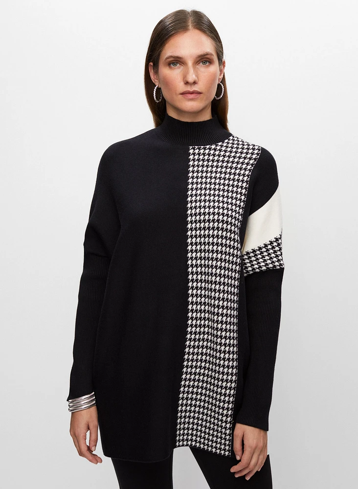 Frank Lyman - Houndstooth Motif Sweater