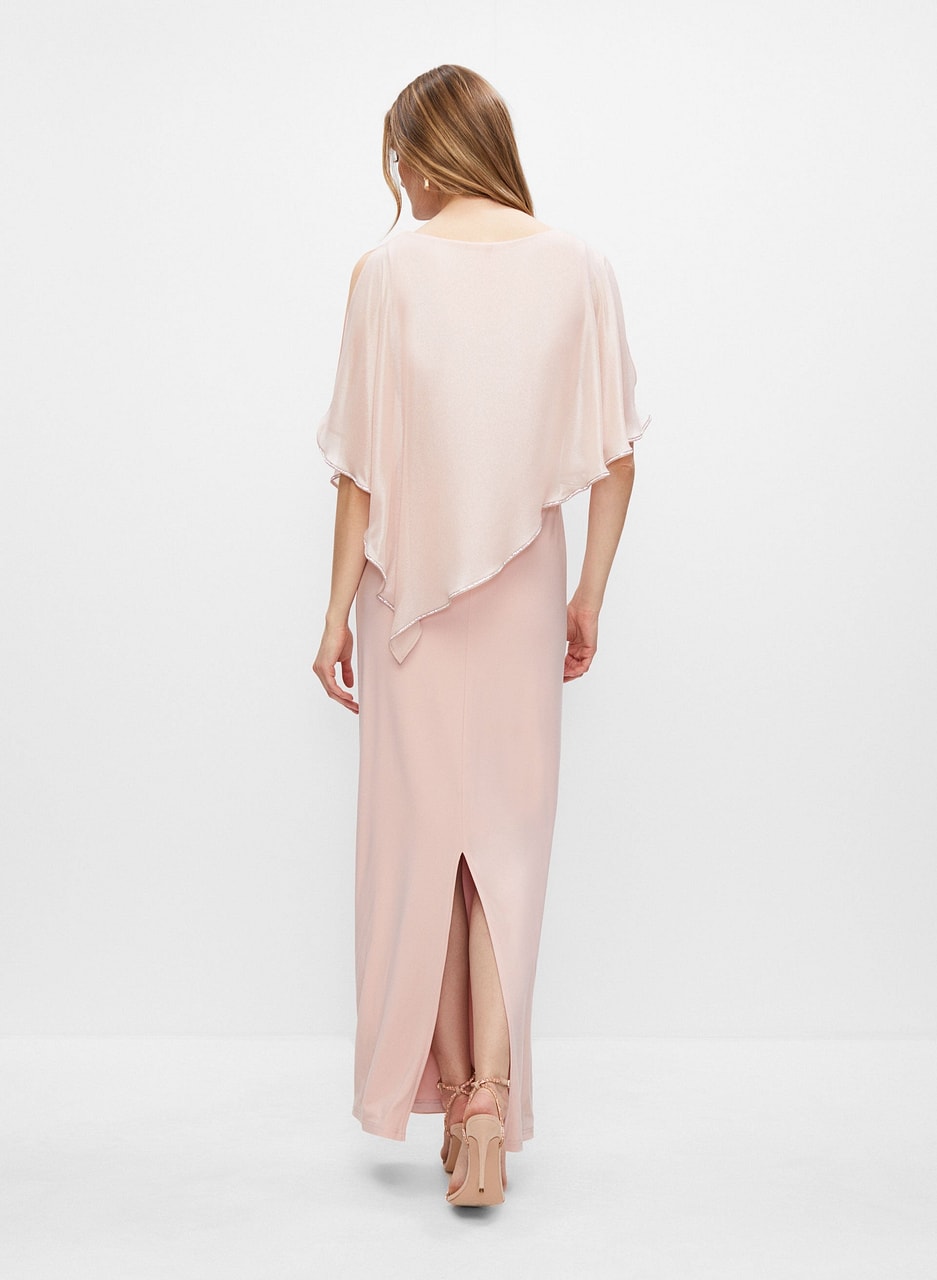 Joseph Ribkoff - Asymmetrical Chiffon Dress