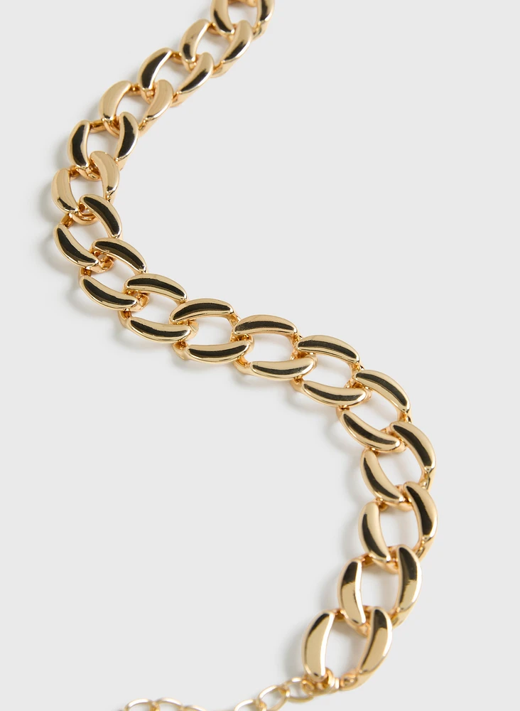 Large Chain Link Necklace