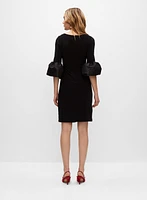 Adrianna Papell - 3/4 Bell Sleeve Dress