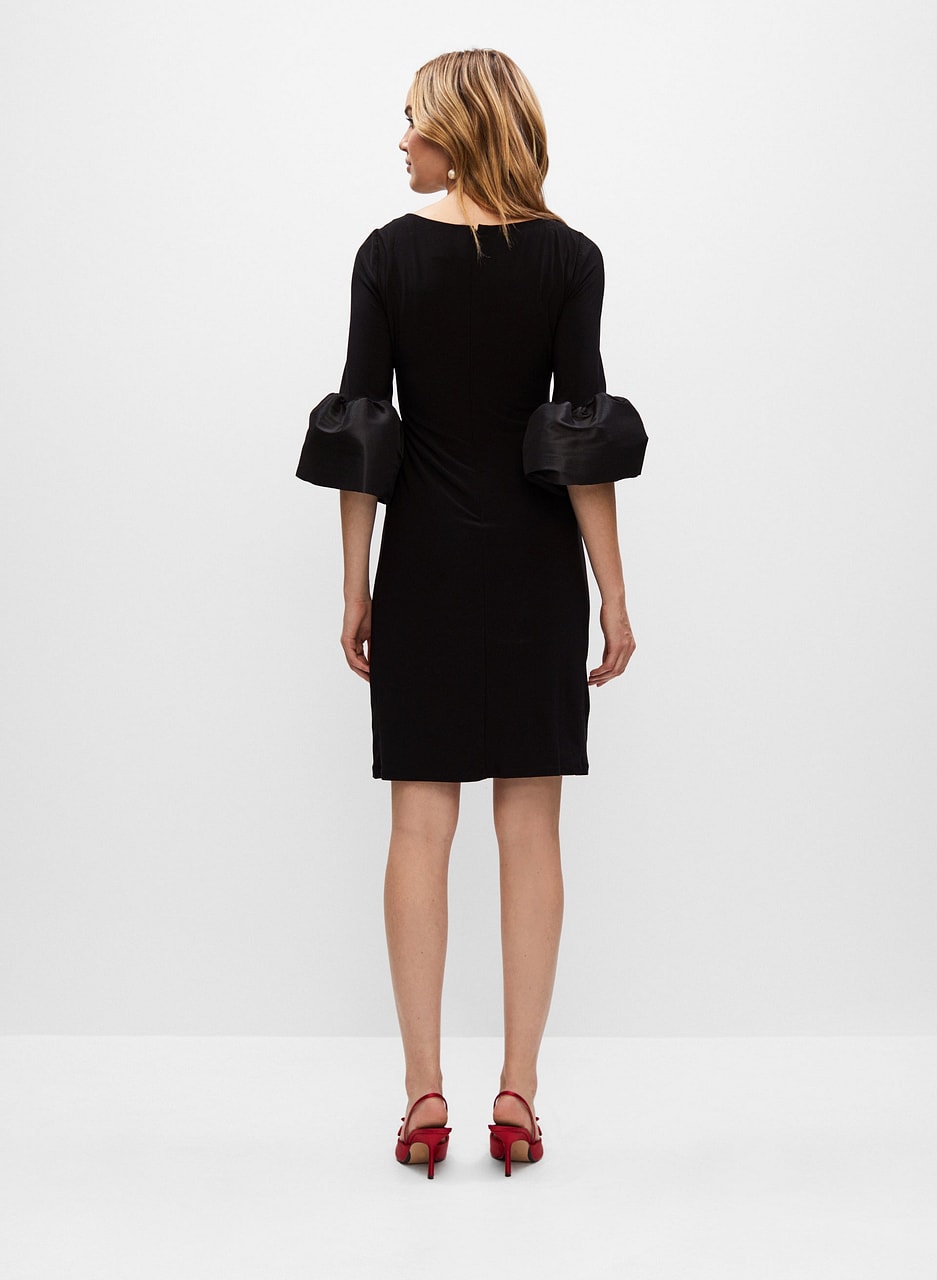 Adrianna Papell - 3/4 Bell Sleeve Dress