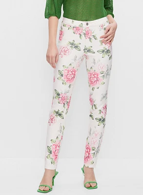 Floral Slim Leg Jeans