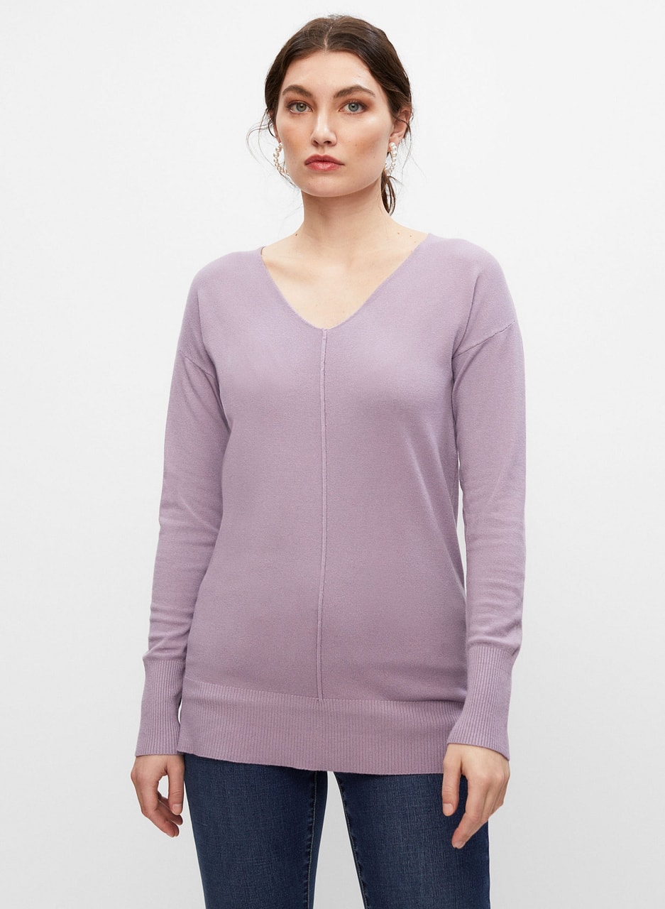 Frank Lyman - Rib Knit Detail Sweater