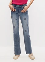 Joseph Ribkoff - Embroidered Denim Capris