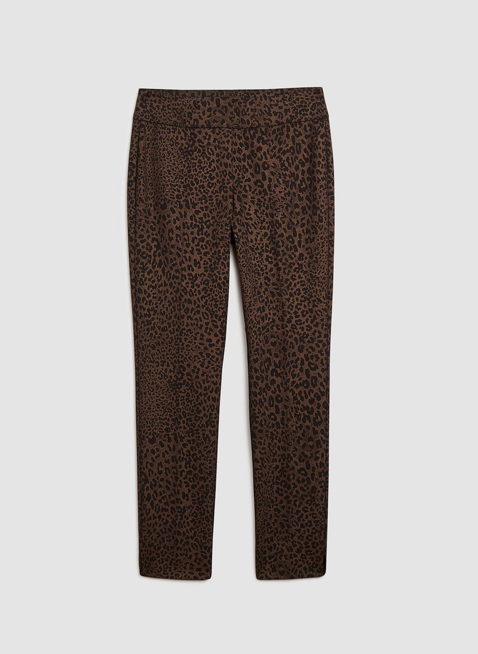 Cheetah Print Pull-On Pants