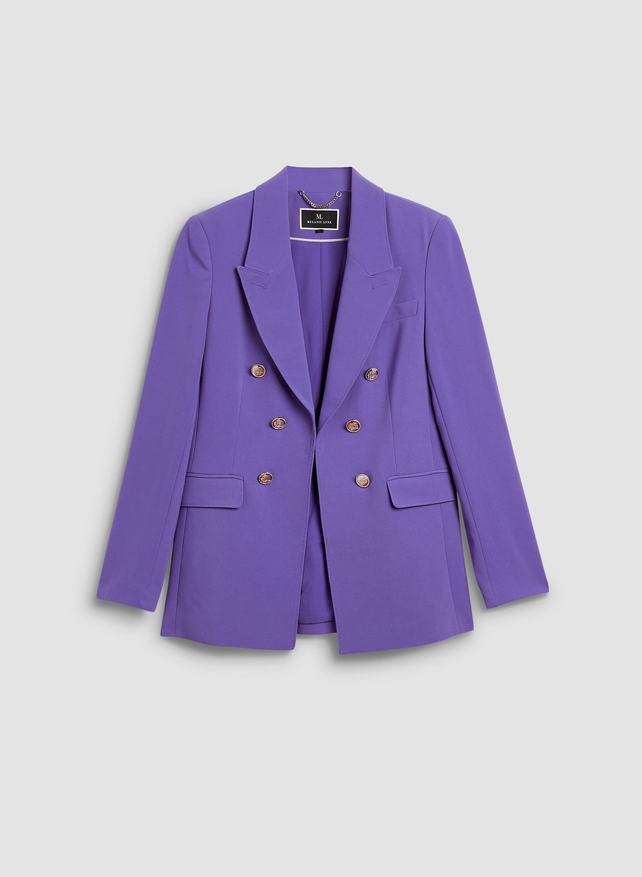 Six-Button Bi-Stretch Blazer