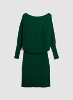 Dolman Sleeve Sweater Dress