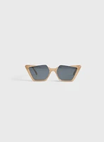 Geometric Plastic Sunglasses