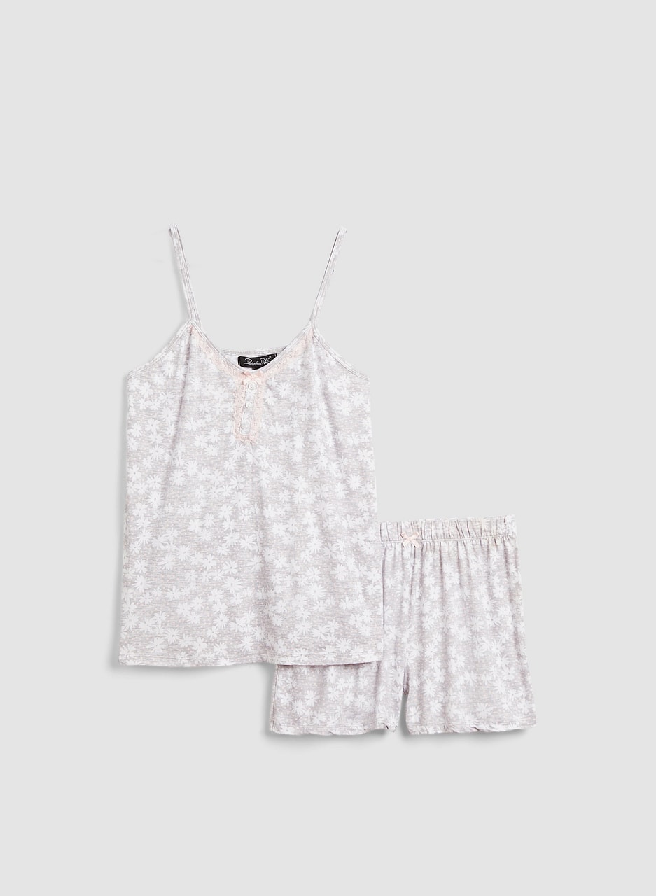 Floral Tank & Shorts Pyjama Set