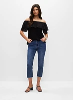 Off The Shoulder Ruffle Top