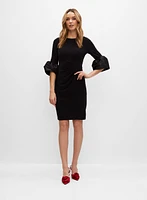 Adrianna Papell - 3/4 Bell Sleeve Dress